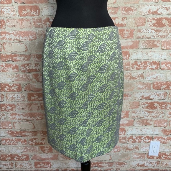 MOSSIMO Skirt Pistachio Green Pencil Large Crochet Elastic Waist - Picture 4 of 7
